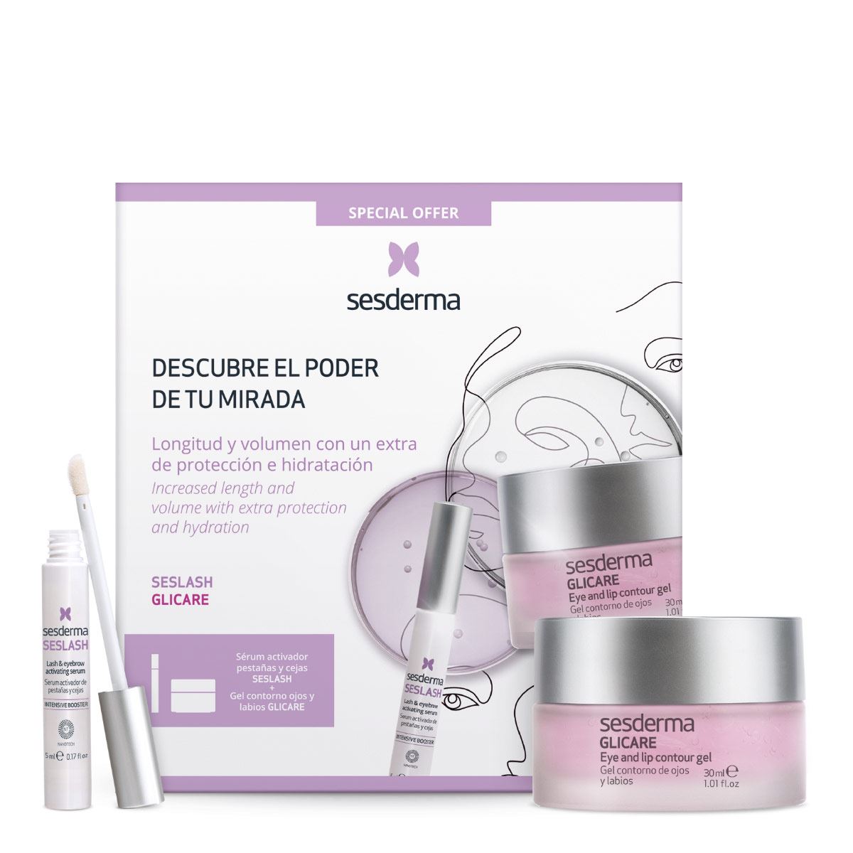 SESDERMA Promo Seslash + Glicare