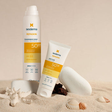 Pack Verano: Repaskin Tacto Seda & Aerosol Transparente SPF50